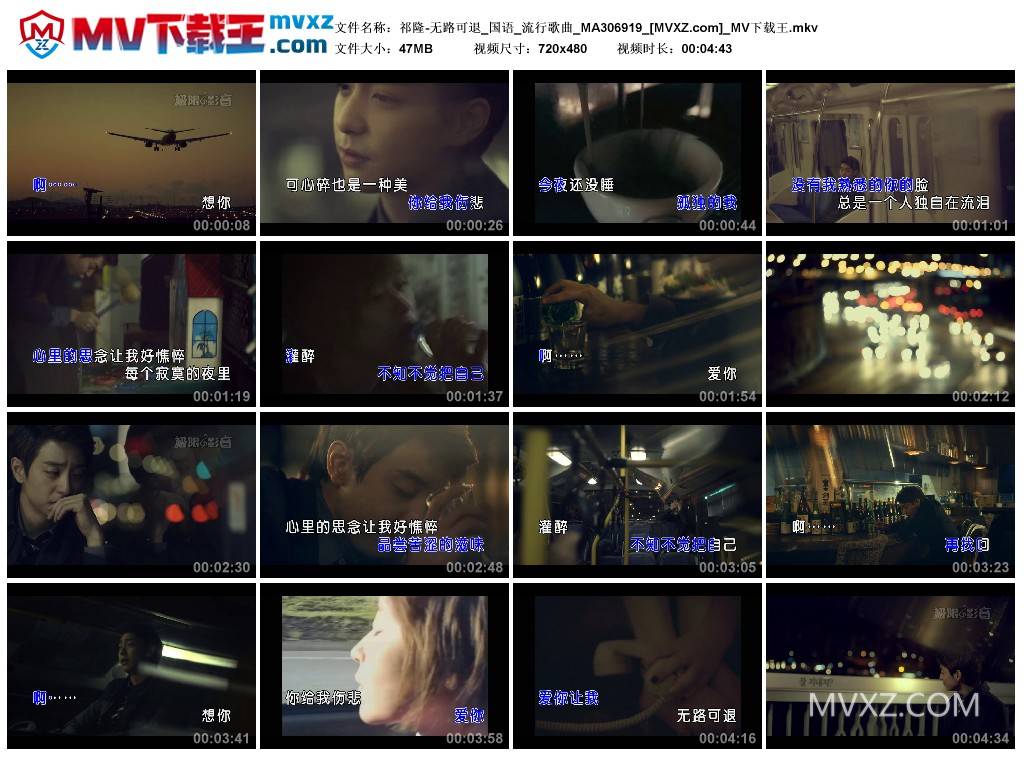 祁隆-无路可退_国语_流行歌曲_MA306919